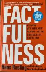 Factfullness by Hans Rosling Book Cover photo
